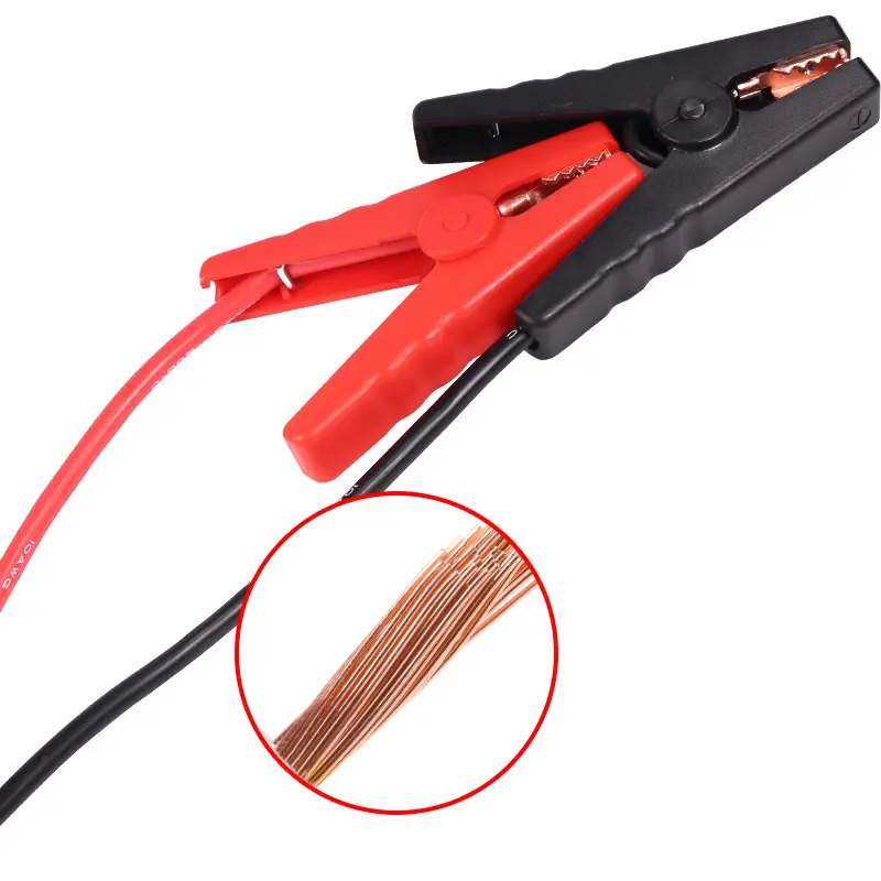12VIntelligent safety heavy-duty brass automotive jumper clip, anti-reverse connection automatic power-off protection