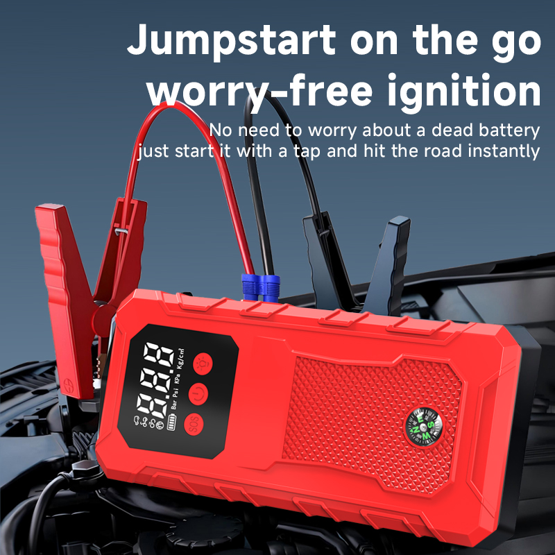 12V Smart Charging Professional Lithium-ion Car Jump Starter 12000mAh Large Capacity 12V Smart Charging Professional Lithium-ion Car Jump Starter 12000mAh Large Capacity
