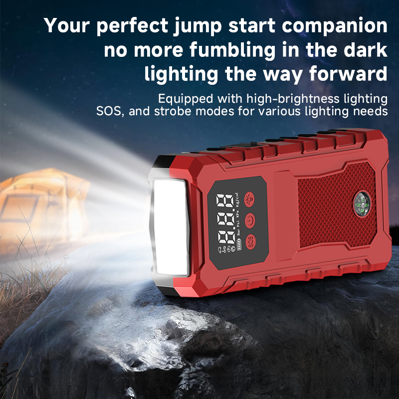 12V Smart Charging Professional Lithium-ion Car Jump Starter 12000mAh Large Capacity 12V Smart Charging Professional Lithium-ion Car Jump Starter 12000mAh Large Capacity