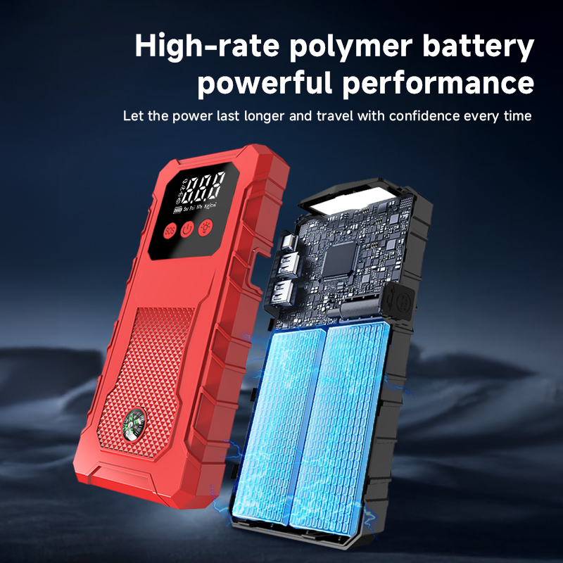 12V Smart Charging Professional Lithium-ion Car Jump Starter 12000mAh Large Capacity 12V Smart Charging Professional Lithium-ion Car Jump Starter 12000mAh Large Capacity