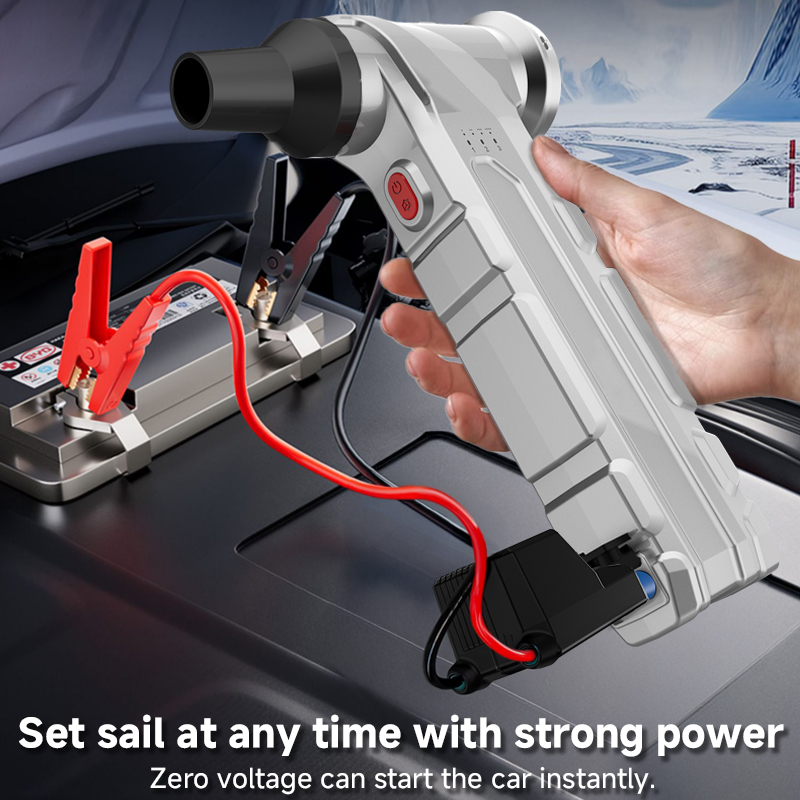 130000Rpm Powerful Wireless Blowing Suction One High Power Vehicle Portable Vacuum Cleaner for Car Jump Starter 130000Rpm Powerful Wireless Blowing Suction One High Power Vehicle Portable Vacuum Cleaner for Car Jump Starter